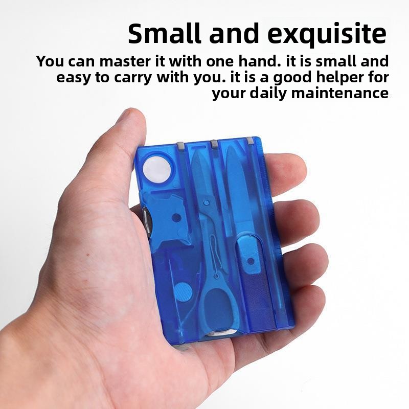 Multitool Credit Card - 12 w 1 Kieszonkowa karta kredytowa