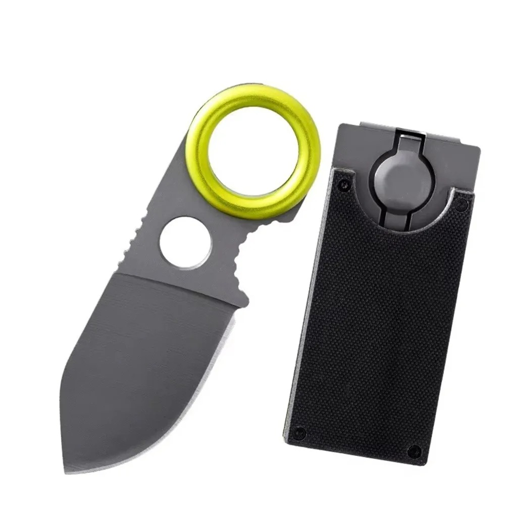 Mini EDC Nóż Pierścieniowy ze  – Edc Carry Fixed Blade recenzja i cena