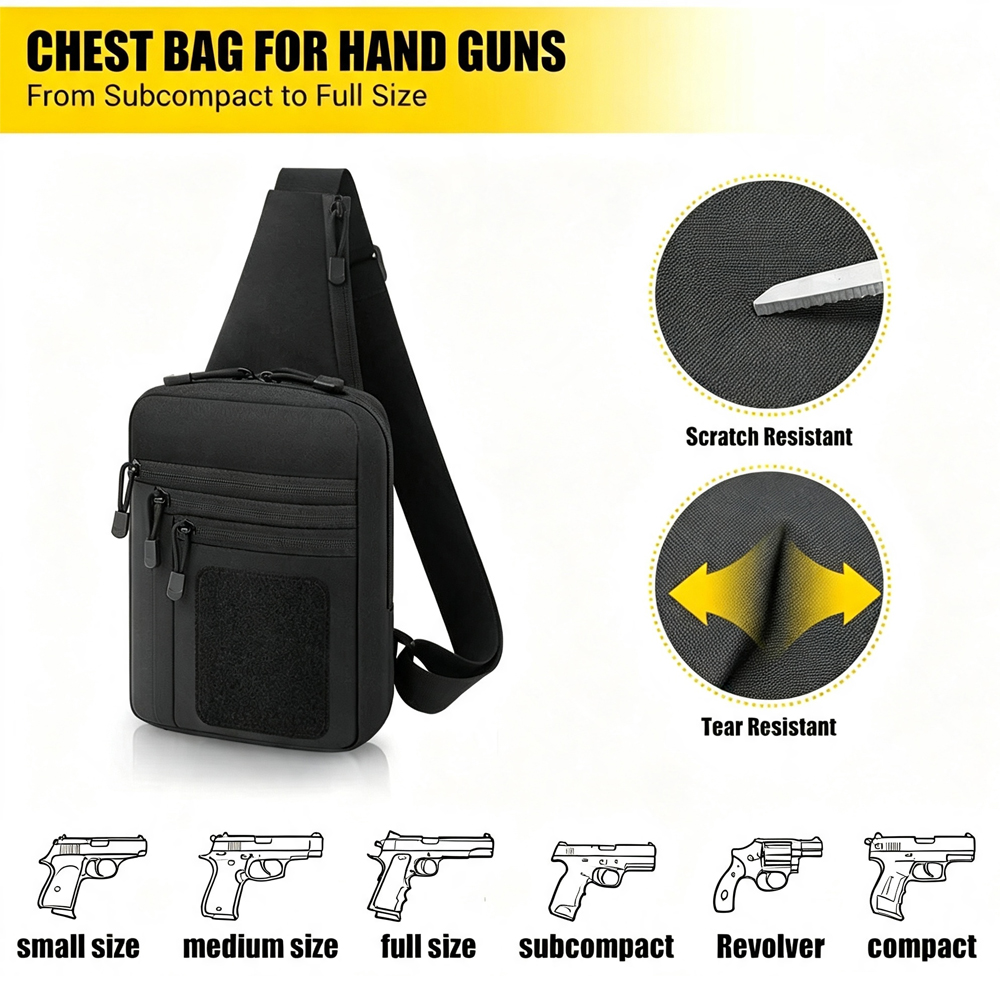 Ukryta torba na broń do noszen – Edc Pistol Carry Bag recenzja i cena