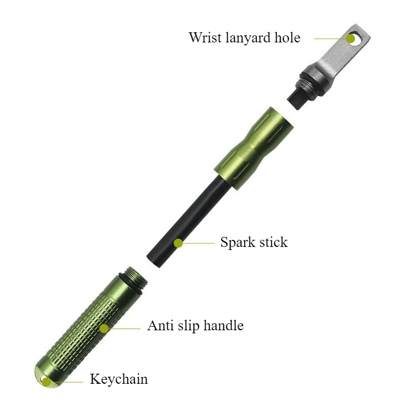 Przenośny, wodoodporny zapalni – Ferro Rod Striker recenzja i cena