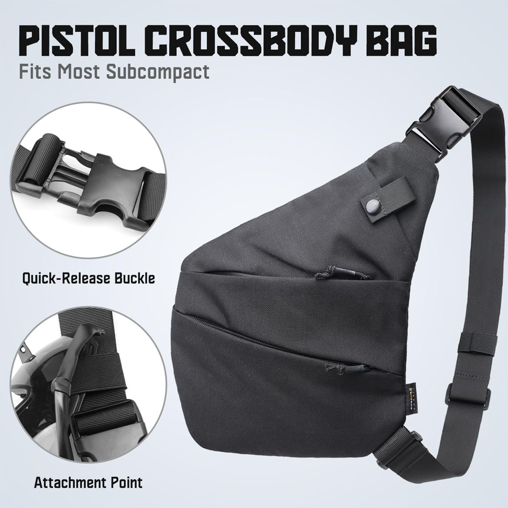 Taktyczna ukryta torba do nosz – Edc Pistol Carry Bag recenzja i cena