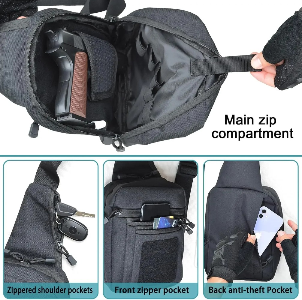 Ukryta torba taktyczna na rami – Edc Concealed Carry Backpack recenzja i cena