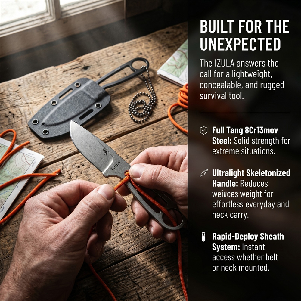 Nóż survivalowy Daily Carry Fu – Edc Carry Fixed Blade recenzja i cena