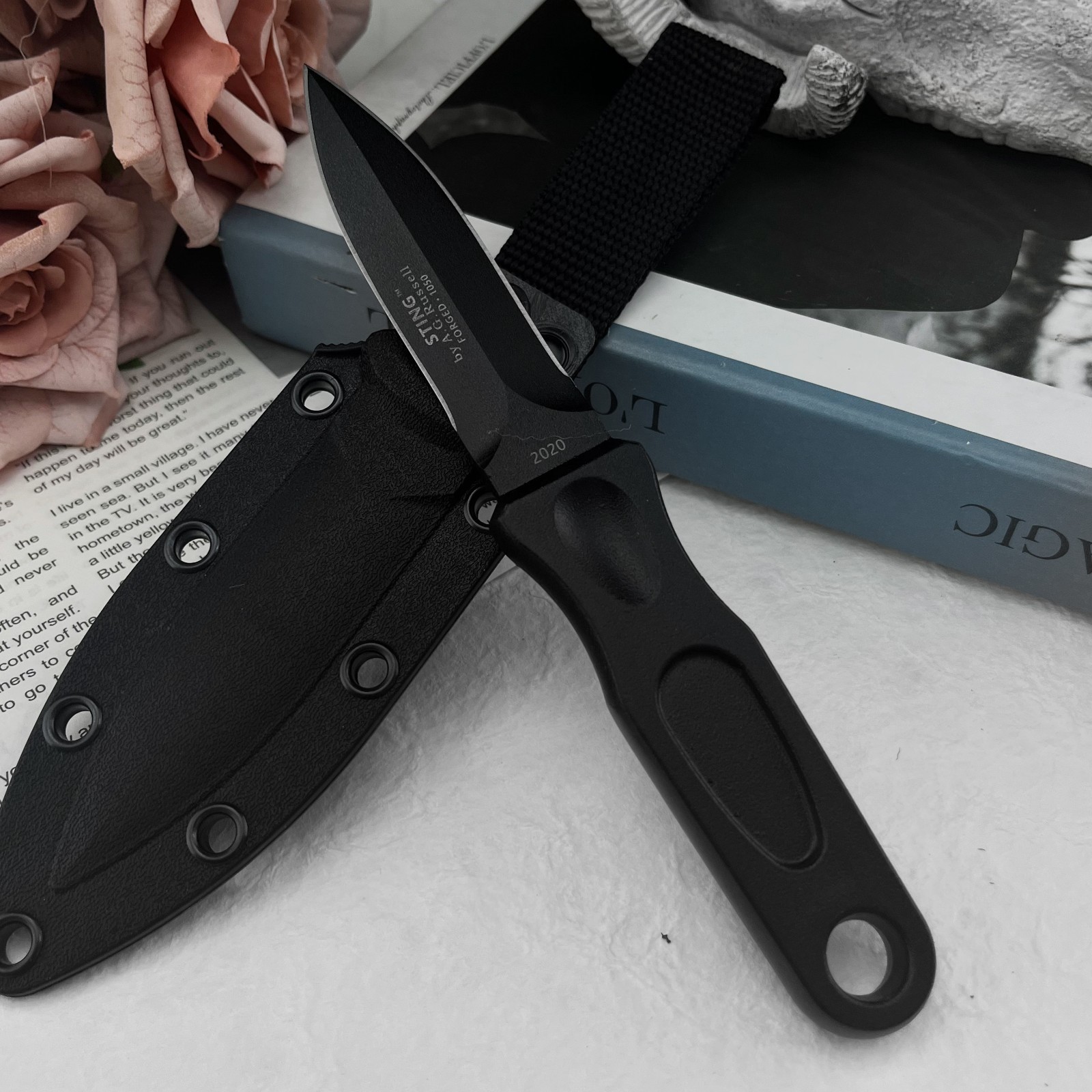 Wielofunkcyjny nóż ze stałym o – Edc Carry Fixed Blade recenzja i cena